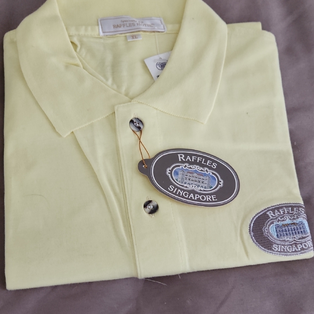 Men's Yellow Shirt. New with tags